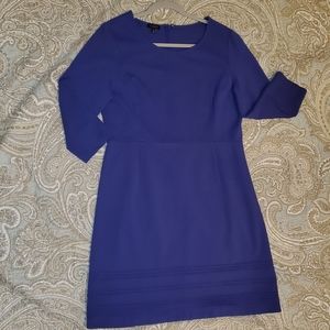 Talbots deep periwinkle dress